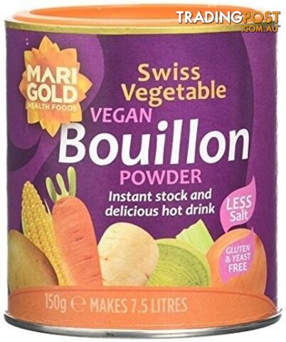 Marigold Swiss Vegetable Bouillon Reduced Salt (Purple) 150g - Marigold - 5016084293660