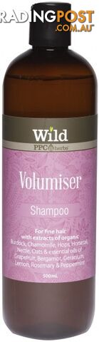 Wild Volumiser Hair Shampoo 500ml - Wild by PPC Herbs - 9327842000403