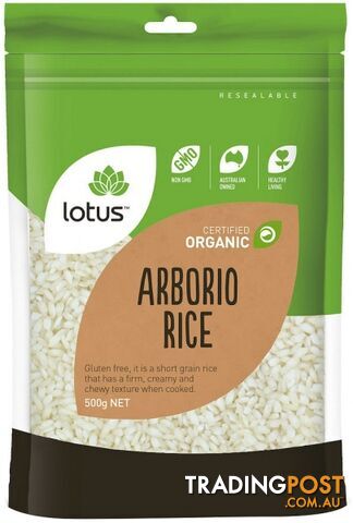 Lotus Organic Arborio Rice 500g - Lotus - 9317127639213