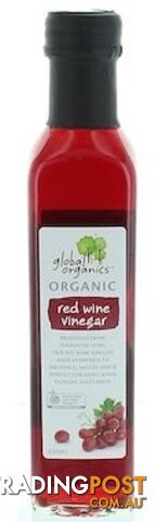 Global Organics Red Wine Vinegar 250ml - Global Organics - 9326721009735