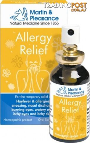 Martin & Pleasance 25ml Allergy Relief - Martin & Pleasance - 9324294001187