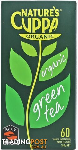 Natures Cuppa Green Tea 60 Teabags - Nature's Cuppa - 9311367000383