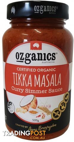 Ozganics Organic Tikka Masala Sauce 500g - Ozganics - 9327304002242 - photo 1 of 1
