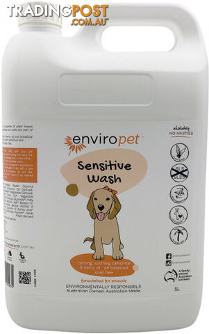 Enviro Pet Sensitive Wash 5L - Enviro Care - 9325937012935