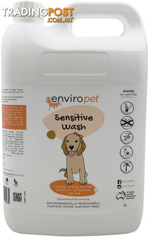 Enviro Pet Sensitive Wash 5L - Enviro Care - 9325937012935