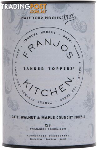 Franjos Kitchen Date, Walnut & Maple Lactation Muesli 360g - Franjos Kitchen -...