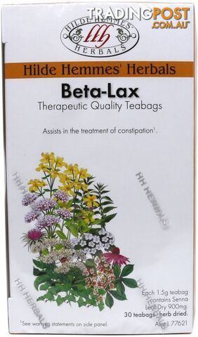 Hilde Hemmes Beta-Lax - 30 Teabags - Hilde Hemmes Herbals - 9315915004106