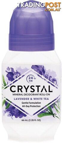 Crystal Roll-On Deodorant Lavender & White Tea 66ml - Crystal - 086449252613