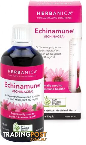 Herbanica Echinamune (Echinacea) Oral Liquid 100ml - Herbanica - 9327842008355