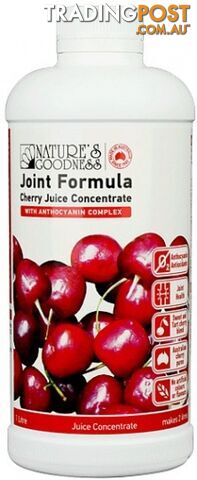 Natures Goodness Joint Formula Cherry Juice Concentrate 1L - Natures Goodness - 9311968111792
