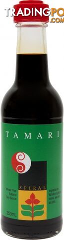 Spiral Genuine Tamari Sauce  250ml - Spiral Foods - 9312336101117