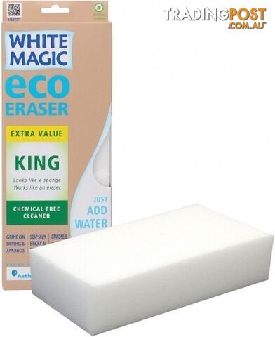 White Magic Eco Eraser (King) 28x11x4cm - White Magic - 9333544000139