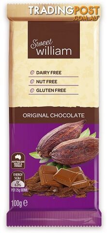 Sweet William Vegan Mylk Chocolate 100g - Sweet William - 9311259421890