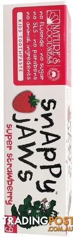 Snappy Jaws Toothpaste 75g Strawberry - Snappy Jaws - 9311968111396