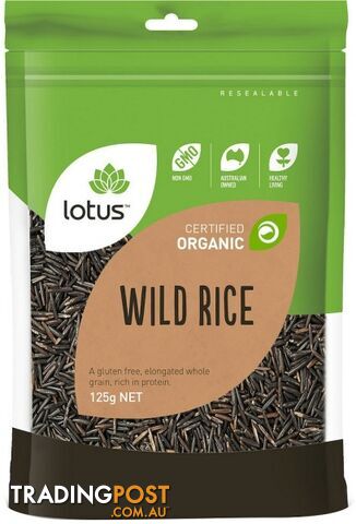 Lotus Organic Wild Rice 125g - Lotus - 9317127007494