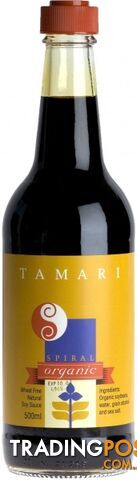 Spiral Organic Tamari Sauce  500ml - Spiral Foods - 9312336211106