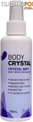 Body Crystal Fragrance Free Mist Spray 150ml - Body Crystal - 9300641001000