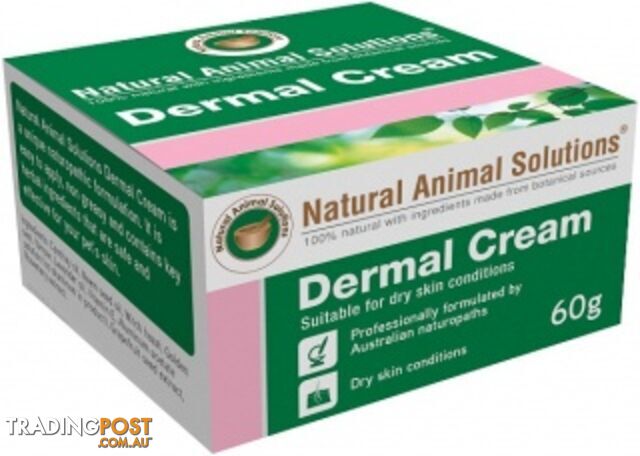 Natural Animal Solutions Dermal Cream 60g - Natural Animal Solutions - 9341976000214