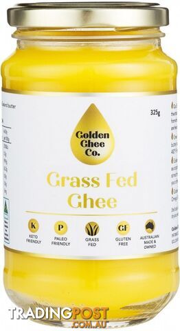 Golden Ghee Co Grass Fed Ghee  325g - Golden Ghee Co - 740528993018