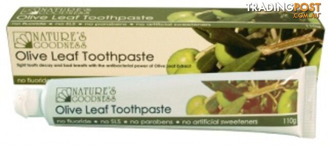 Natures Goodness Olive Leaf Toothpaste 110g - Natures Goodness - 9311968111686