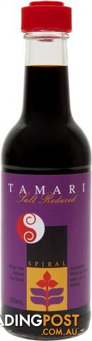 Spiral Salt Reduced Tamari Sauce  250ml - Spiral Foods - 9312336111116