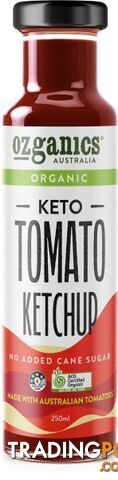 Ozganics Organic Tomato Ketchup NAS  250ml - Ozganics - 9327304000231