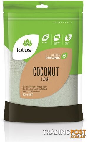 Lotus Organic Coconut Flour  500g - Lotus - 9317127007760