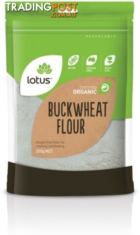 Lotus Organic Buckwheat Flour 500gm - Lotus - 9317127638032