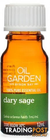 Oil Garden Clary Sage Pure Essential Oil 12ml - Oil Garden - 9312658200352