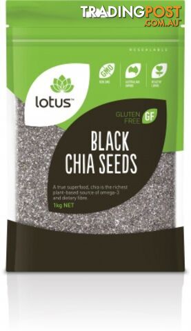 Lotus Chia Seeds Black  1Kg - Lotus - 9317127003519