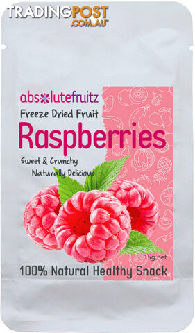 Absolutefruitz Freeze Dried Raspberry 15g - Absolutefruitz - 9334827002383