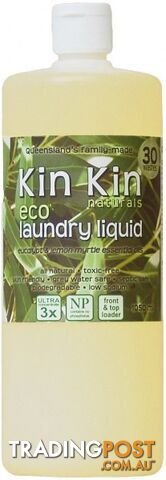 Kin Kin Naturals Eco Laundry Liquid Eucalypt & Lemon Myrtle 1050ml - Kin Kin Naturals - 9370510501542