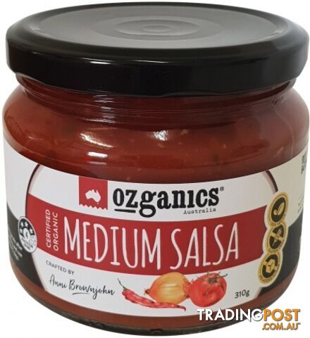 Ozganics Organic Salsa Medium  310g - Ozganics - 9327304001245