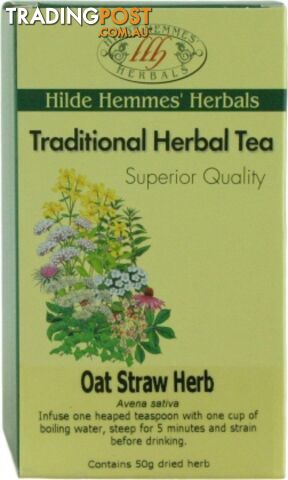 Hilde Hemmes Oat Straw Herb 50gm - Hilde Hemmes Herbals - 9315915006315