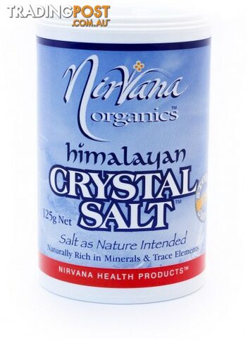 Nirvana Himalayan Crystal Salt Fine in Shaker 125g - Nirvana Organics - 9338196000247