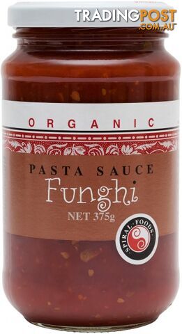 Spiral Organic Fungi Mushroom Pasta Sauce 375g - Spiral Foods - 9312336790021