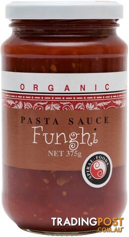 Spiral Organic Fungi Mushroom Pasta Sauce 375g - Spiral Foods - 9312336790021