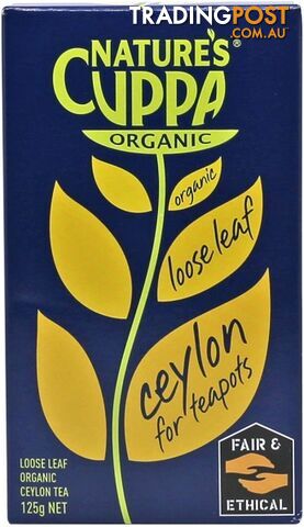 Natures Cuppa Loose Leaf Ceylon Tea 125gm - Nature's Cuppa - 9311367000147