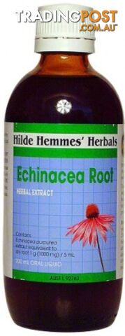 Hilde Hemmes Echinacea Root - Cold & Flu Relief 200mL - Hilde Hemmes Herbals - 9315915001044