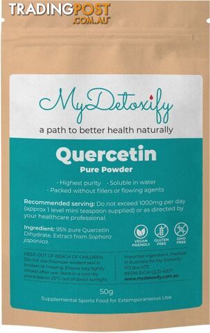 My Detoxify Quercetin  50g - My Detoxify - 0781005732102