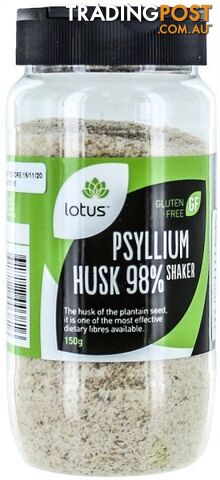 Lotus Psyllium Husks 98% Shaker 150g - Lotus - 9317127003816