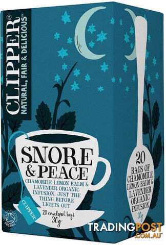 Clipper Snore & Peace Tea 20Teabags - Clipper Teas - 5021991941757