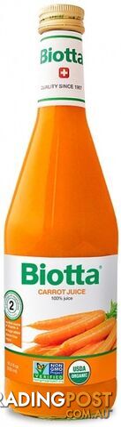 Biotta Carrot Juice 500ml - Biotta Juices - 7618500949090