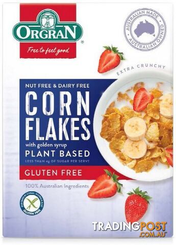 Orgran Corn Flakes Plant Based Cereal 300g - Orgran - 720516025914