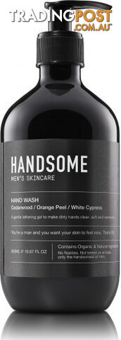 Handsome Mens Skincare Hand Wash 500ml - Handsome Men's Skincare - 9352337000040