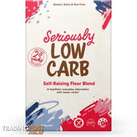 Seriously Low Carb Self Raising Flour Blend  300g - Well & Good - 9337096101115