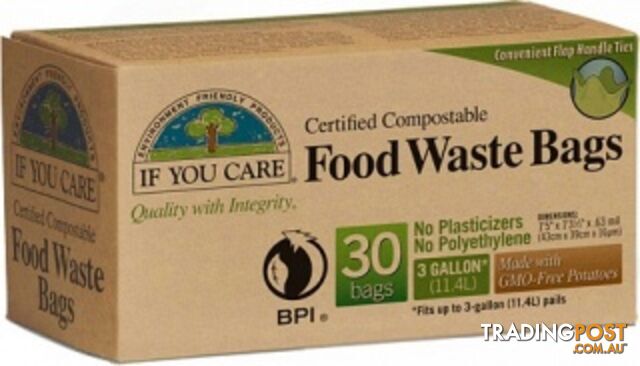 If You Care Food Waste Bags 30Bags - If You Care - 770009250644