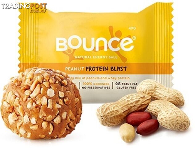 Bounce Peanut Protein Balls  12x49g - Bounce - 9335805000018