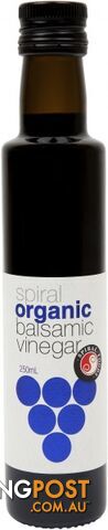 Spiral Organic Balsamic Vinegar  250ml - Spiral Foods - 9312336771037