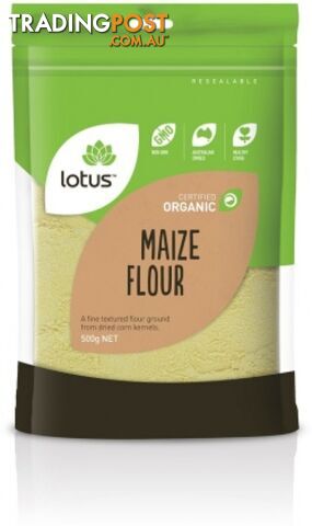 Lotus Organic Maize Flour 500gm - Lotus - 9317127638056